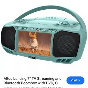 altec lansing boombox NWT